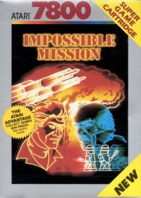Impossible Mission PAL Atari 7800 PAL box art